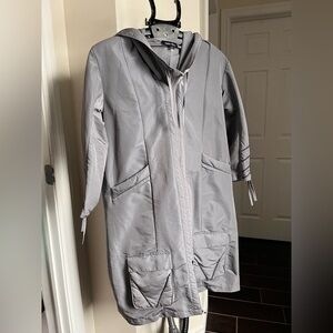 Lauren Vidal silver mauve Hooded Zip Jacket